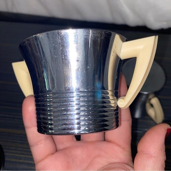 Vintage Chase Aluminum Sugar Creamer Set - Picture 5 of 6